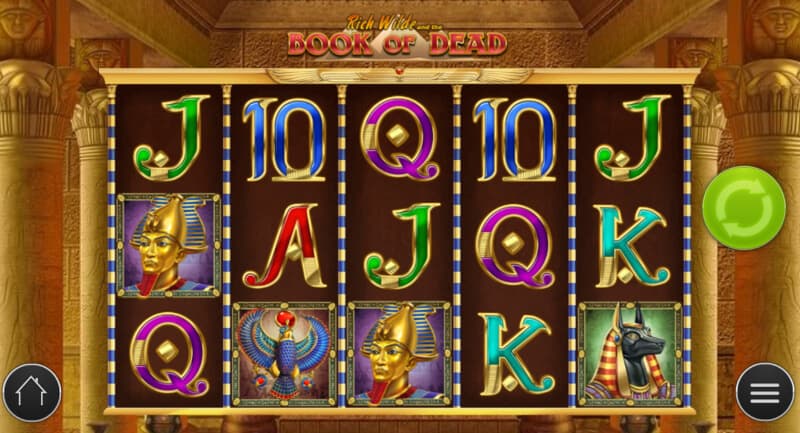 book of dead mobile slot